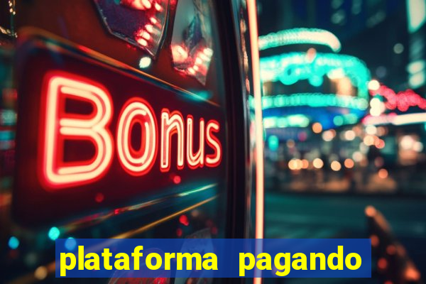 plataforma pagando no cadastro slots